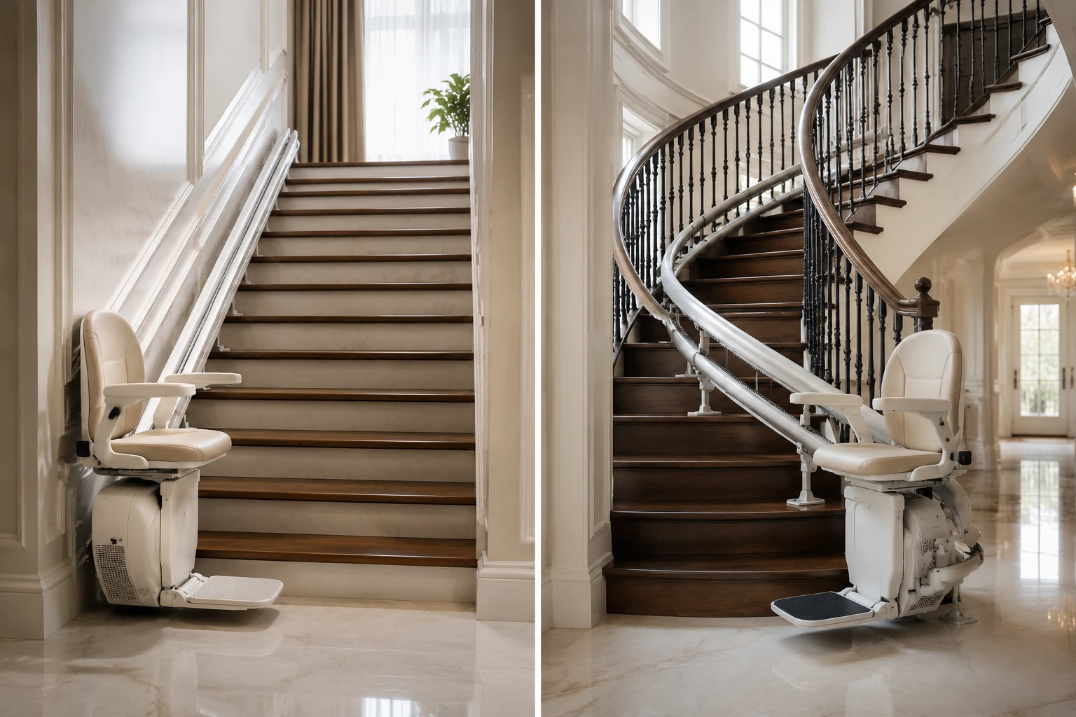 Straight stair lift safety systems and weight capacity